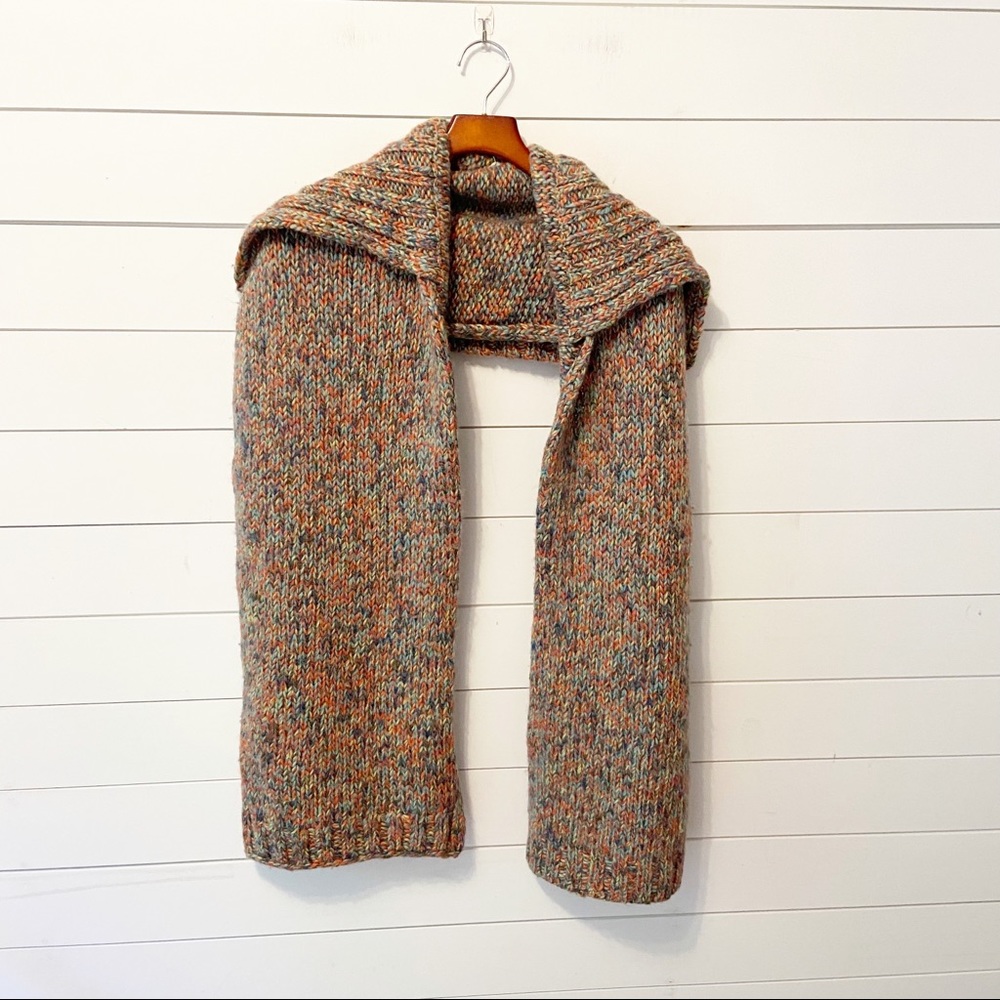 Anthropologie Multicolor Knit Scarf